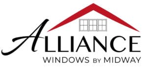 Logo featuring a red roof and window with the word 'Alliance'.