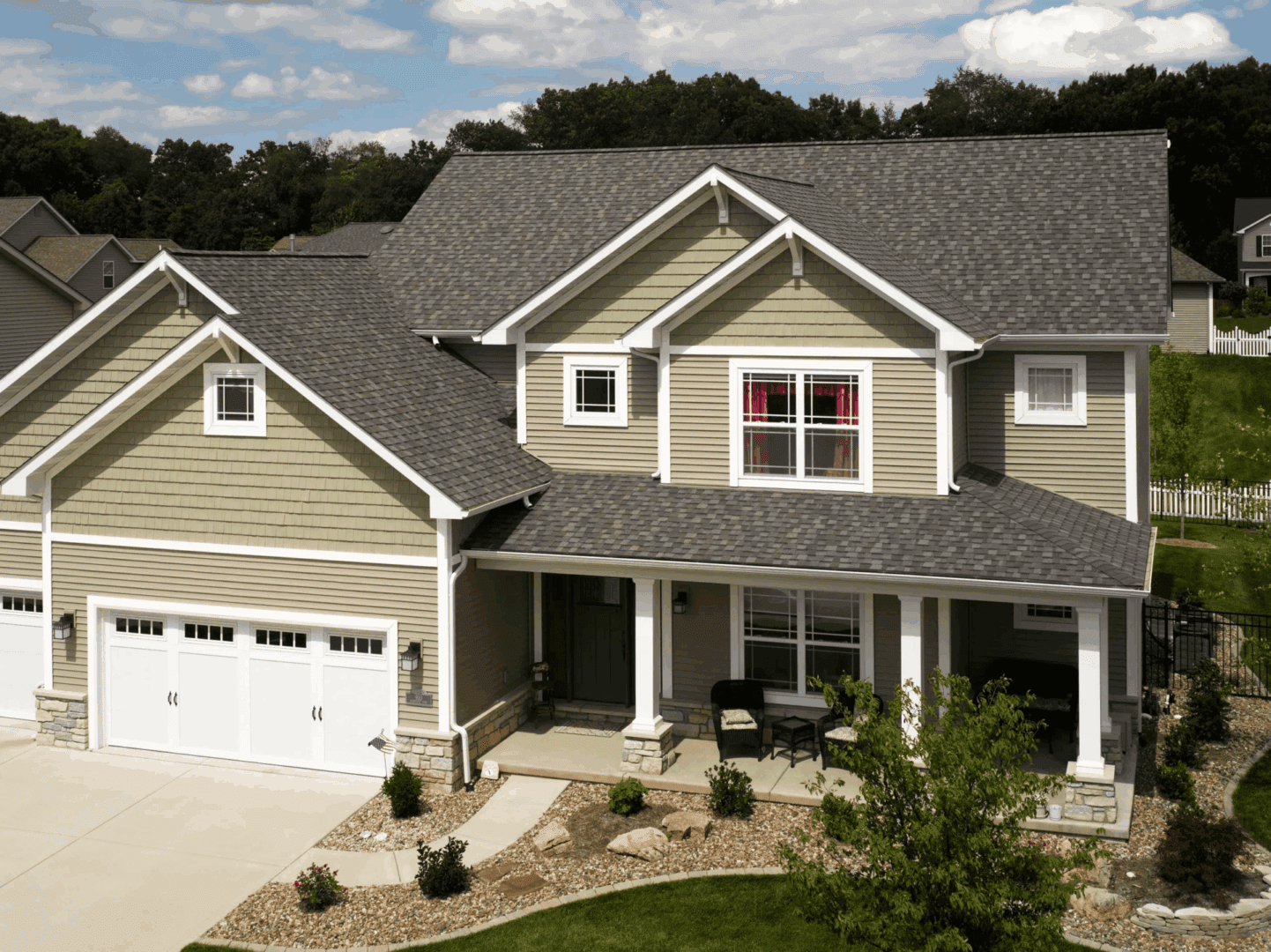Spacious home with landscaped yard